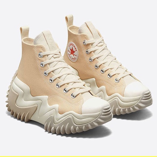 Giày Conv.erse Run Star Mo.tion Be.ige High Top ( Full box)