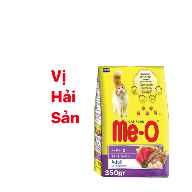 Thức ăn cho mèo me-o vị hải sản 350 gr