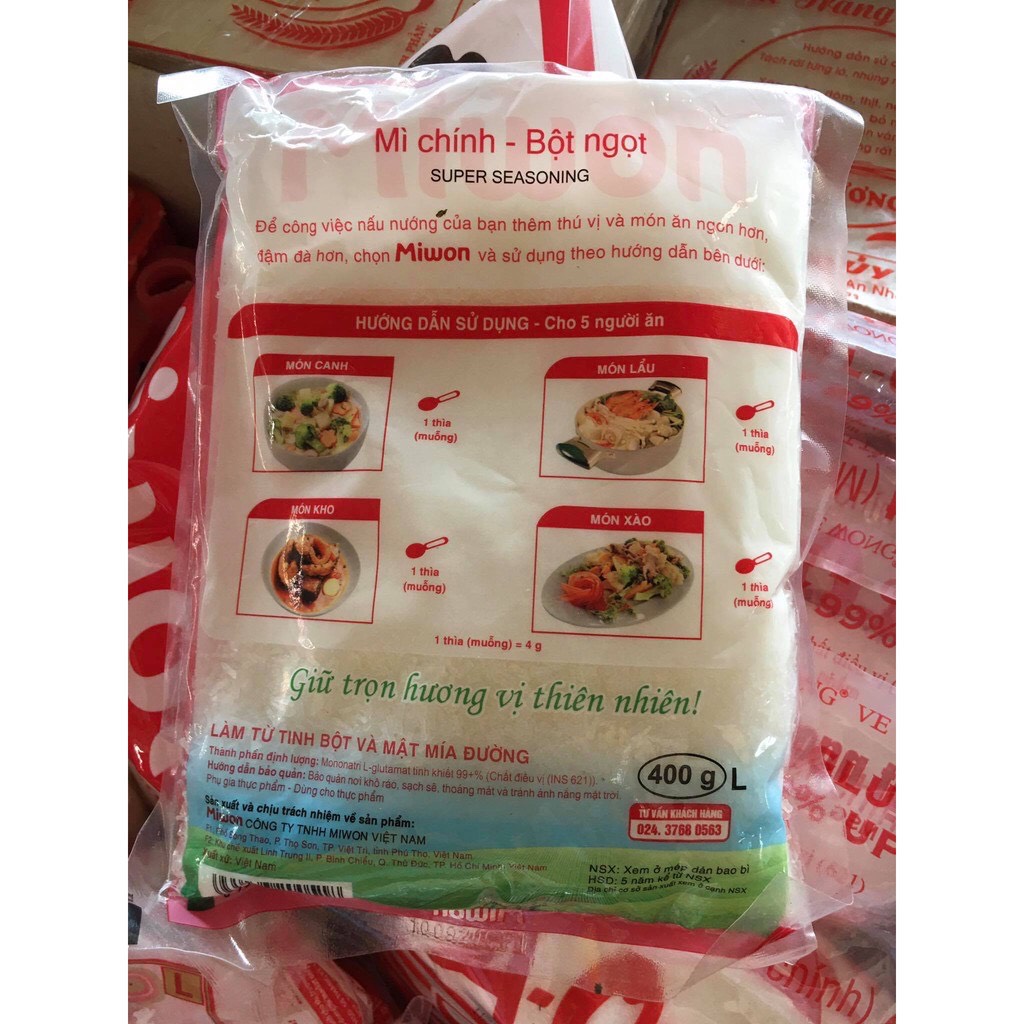 [Tạp hóa] Mì Chính - Bột Ngọt Miwon 400g - Tạp Hóa Đồ Khô [bột]