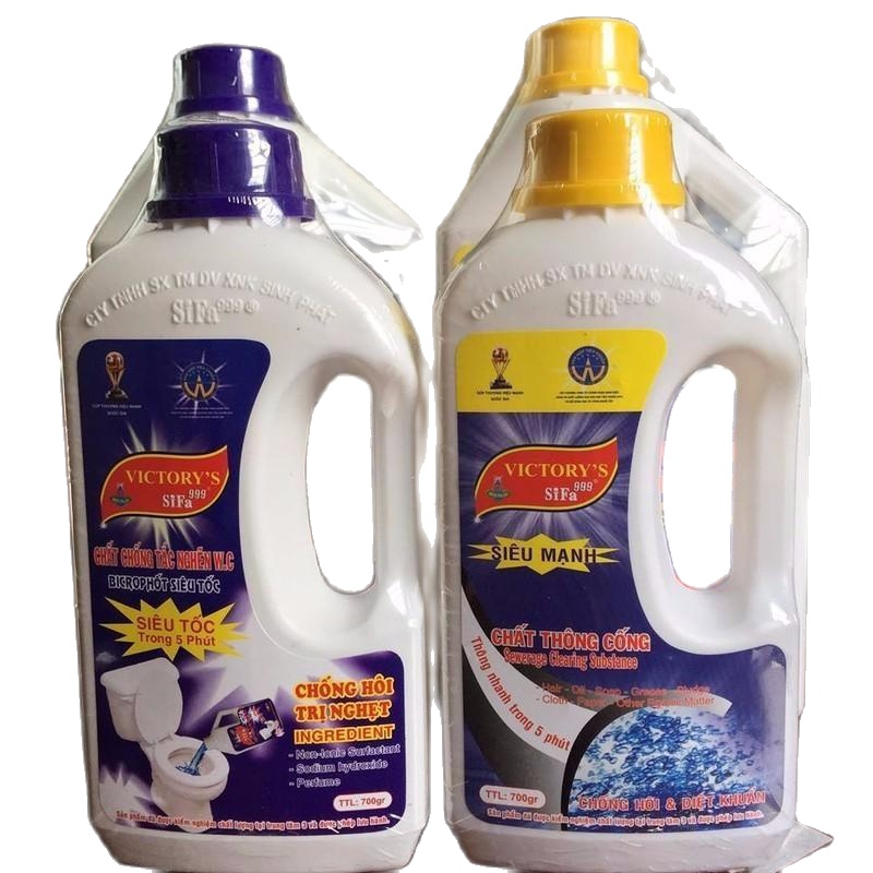 Combo 2 chai thông cầu và thông cống 700ml
