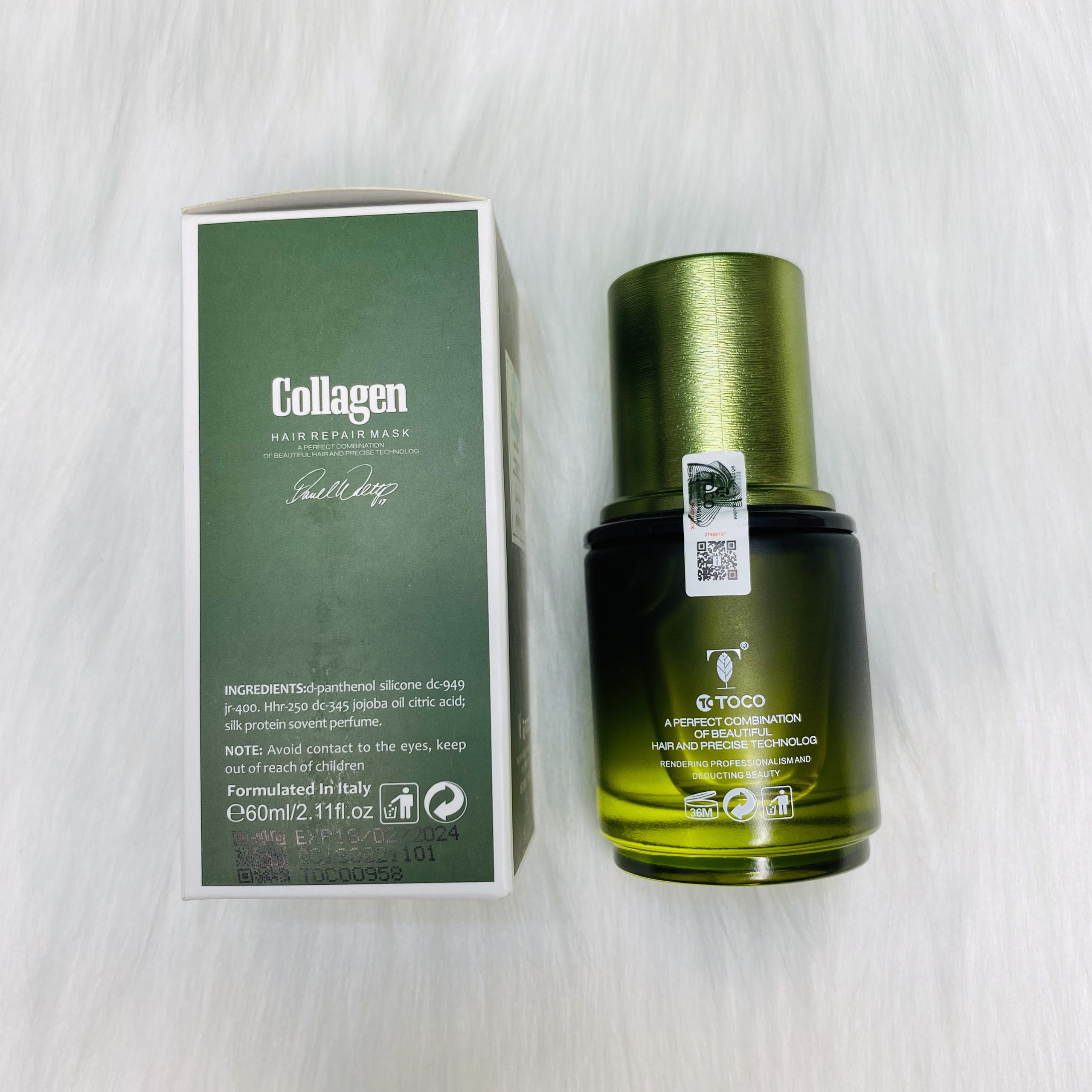 [HCM]TINH DẦU DƯỠNG TÓC TOCO COLLAGEN