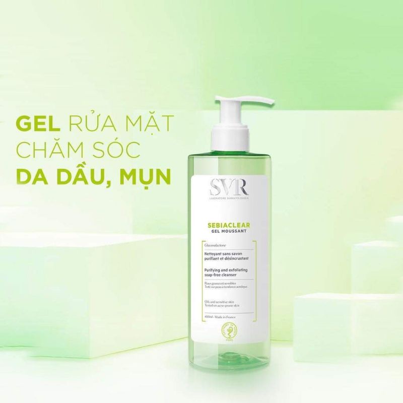Sữa rửa mặt svr sebiaclear gell