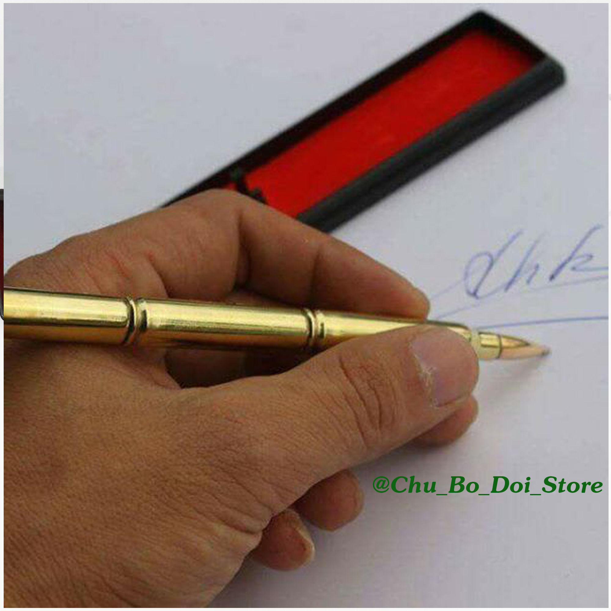 Bút vỏ r15 bằng kim loại đồng có hỗ trợ khắc tên theo yêu cầu- viết bằng cát tút