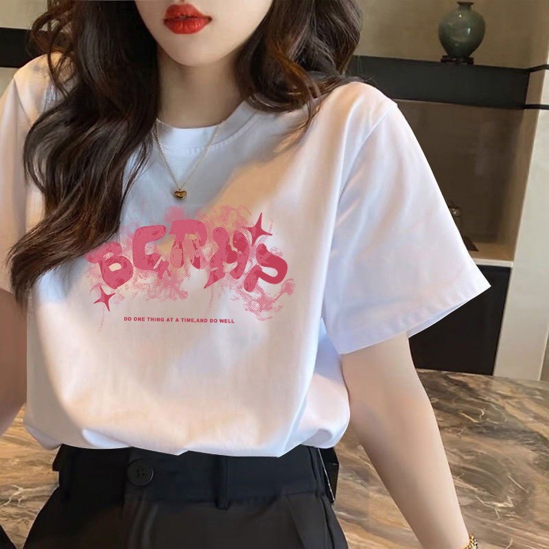 (New Model) T-Shirt with Bcrhp Print
