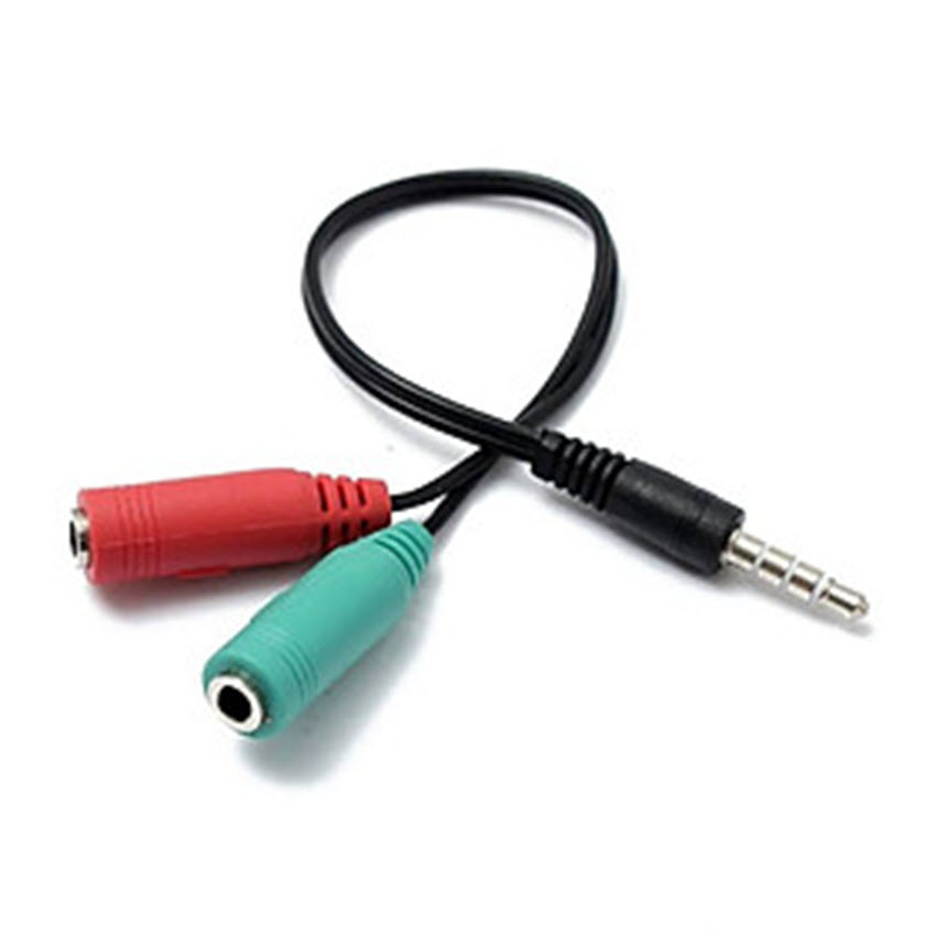 Cáp Chia Mic và Loa cho Laptop chất lượng cao