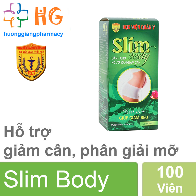 Giảm cân thảo dược Slimbody New - Giúp tăng chuyển hóa chất béo, giảm hấp thu mỡ. Hỗ trợ giảm cân, chống béo phì