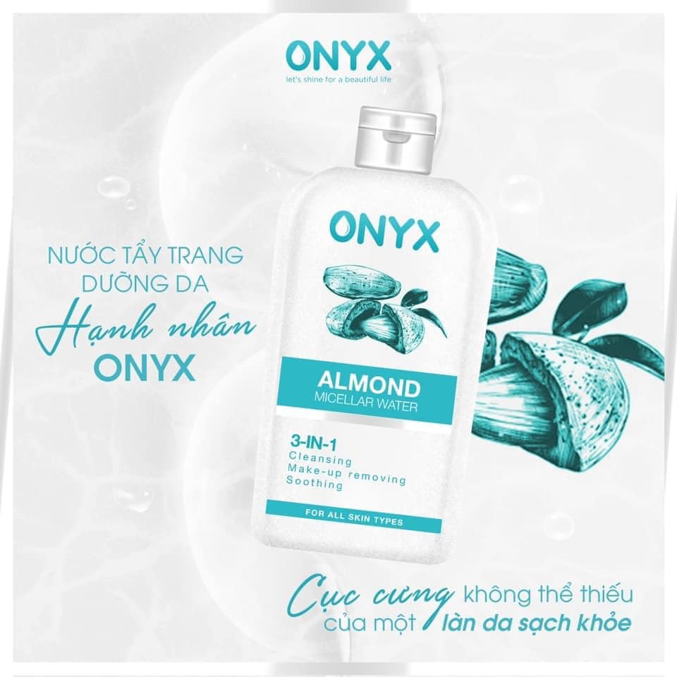 [Chính Hãng] NƯỚC TẨY TRANG ONYX 500ml ( HSD: 08/09/2023)
