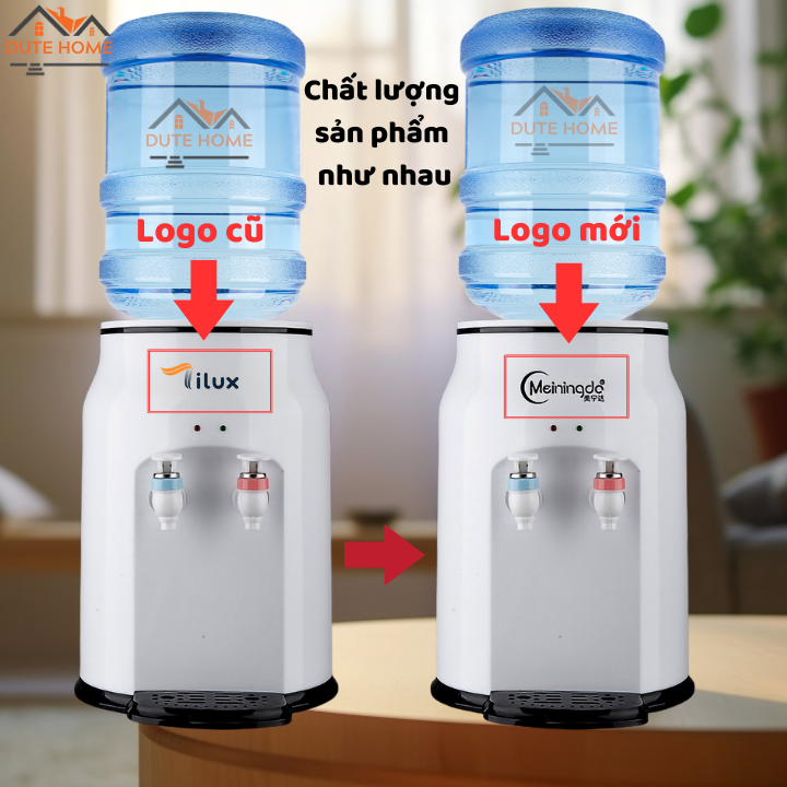 Cây Nước Nóng Lạnh, Bình Nước Nóng Lạnh Mini Để Bàn Tiết Kiệm Điện TILUX Có Công Tắc Tắt Bật Nóng Lạnh