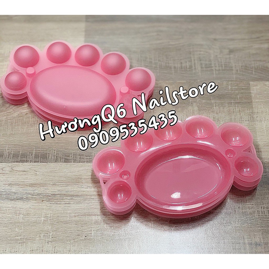 Khay Pha Màu Vẽ Trang Trí Móng Hình Con Cua