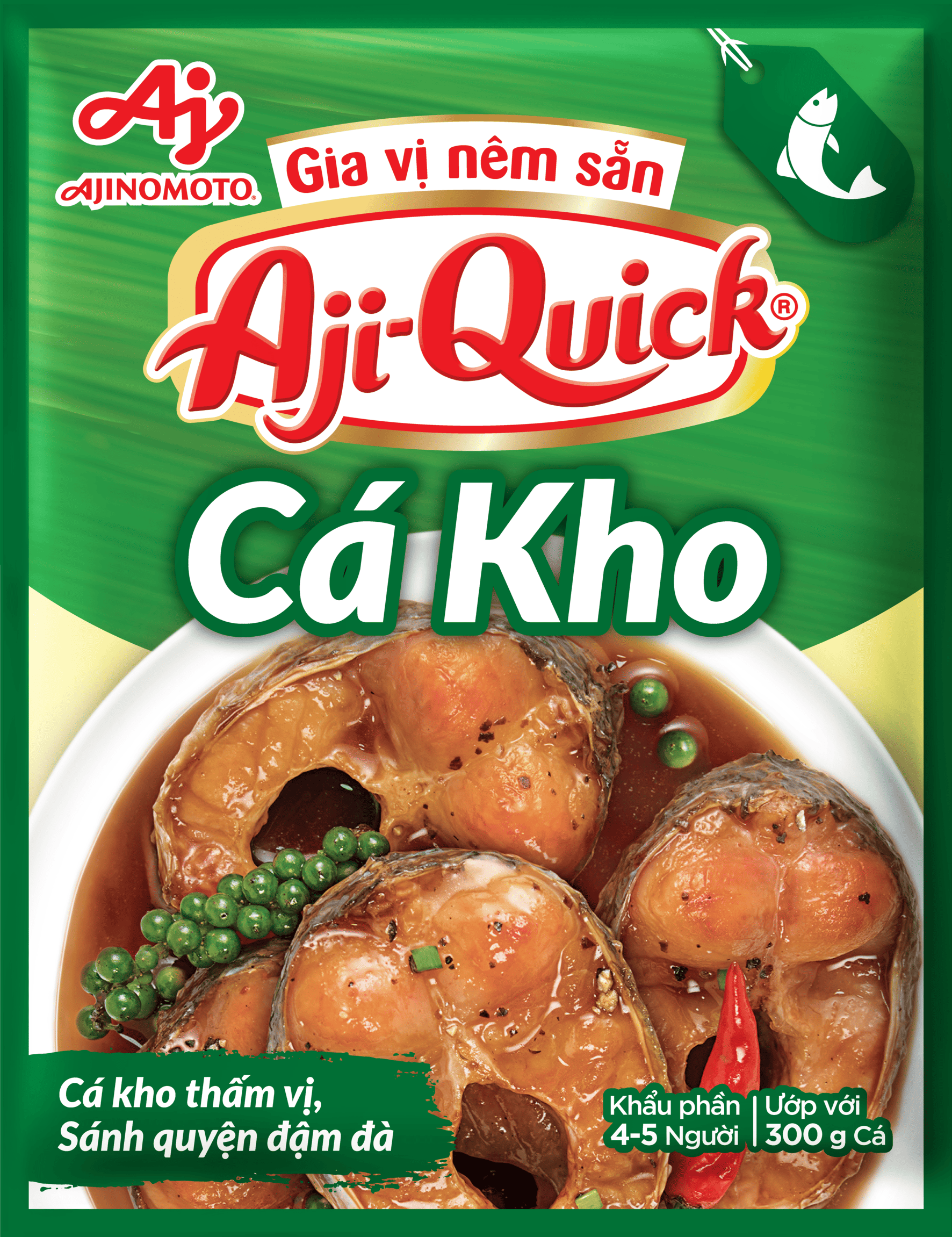 Combo 10 Gói Gia Vị Nêm Sẵn Aji-Quick® Cá Kho 31g/Gói - Hình ảnh 4