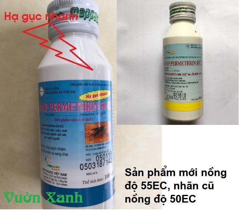 [HCM]Thuốc diệt muỗi Map Permethrin 50EC (chai 100ml)