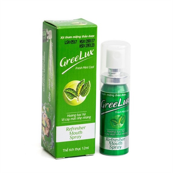 Xịt thơm miêng Greelux , cho hơi thở thơm mát