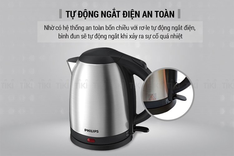 Ấm siêu tốc Philips HD9306/03 - Hàng chính hãng