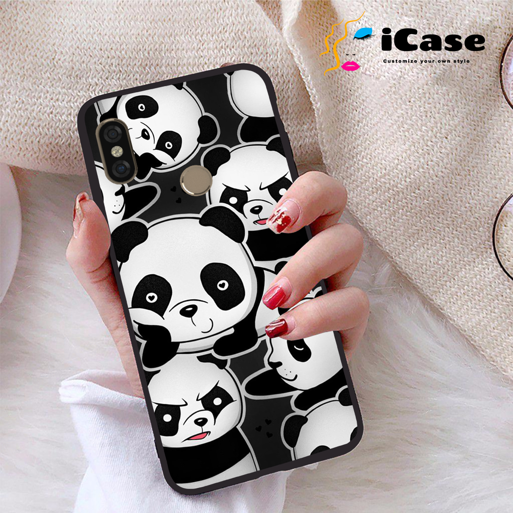 Ốp lưng Xiaomi Redmi Note 5 Pro viền dẻo TPU BST Panda