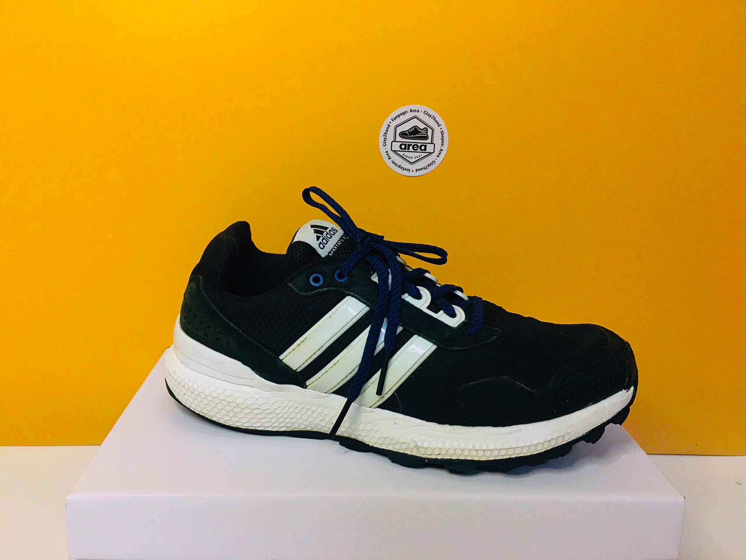 Giày 2hands Adidas Stableframe Đen trắng-Size 42 2/3-ADI0000007