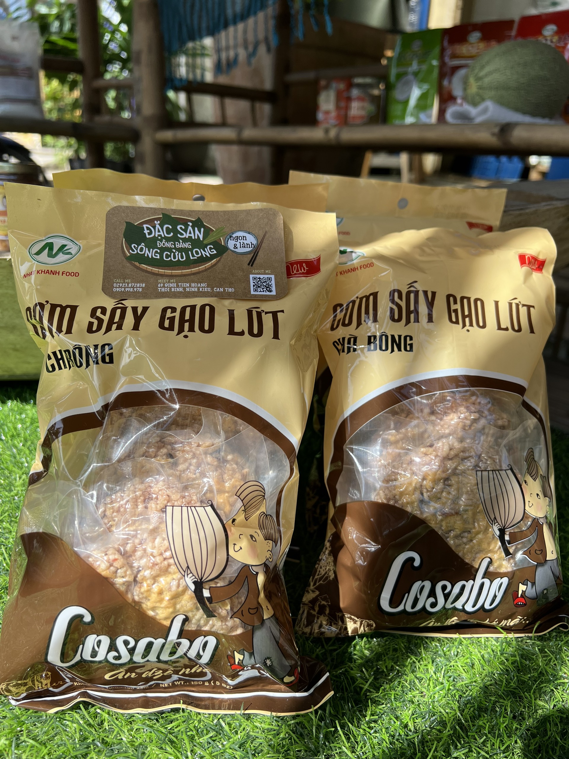 Cơm sấy gạo lứt chà bông Nhật Khánh gói 150g
