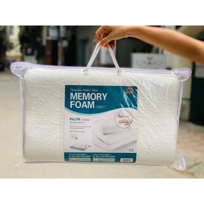 [HCM]Gối Memory Foam Lock&Lock HLW114 Dạng cong HLW111