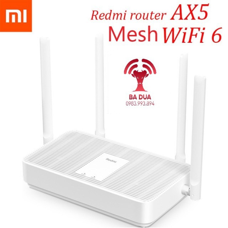 Bảng giá Bộ Phát Wifi Mesh Wifi 6 Xiaomi Redmi AX5 AX1800 Phong Vũ