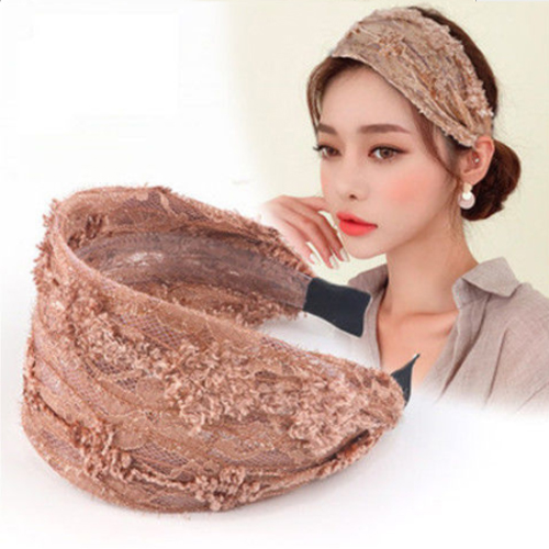 Bờm cài tóc nữ ren cao cấp bản to BN131