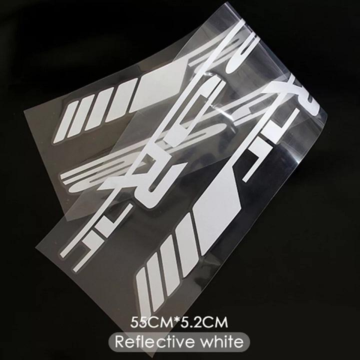 [HCM]Bộ 2 tem dán cửa xe ô tô Sport 2 (trắng)