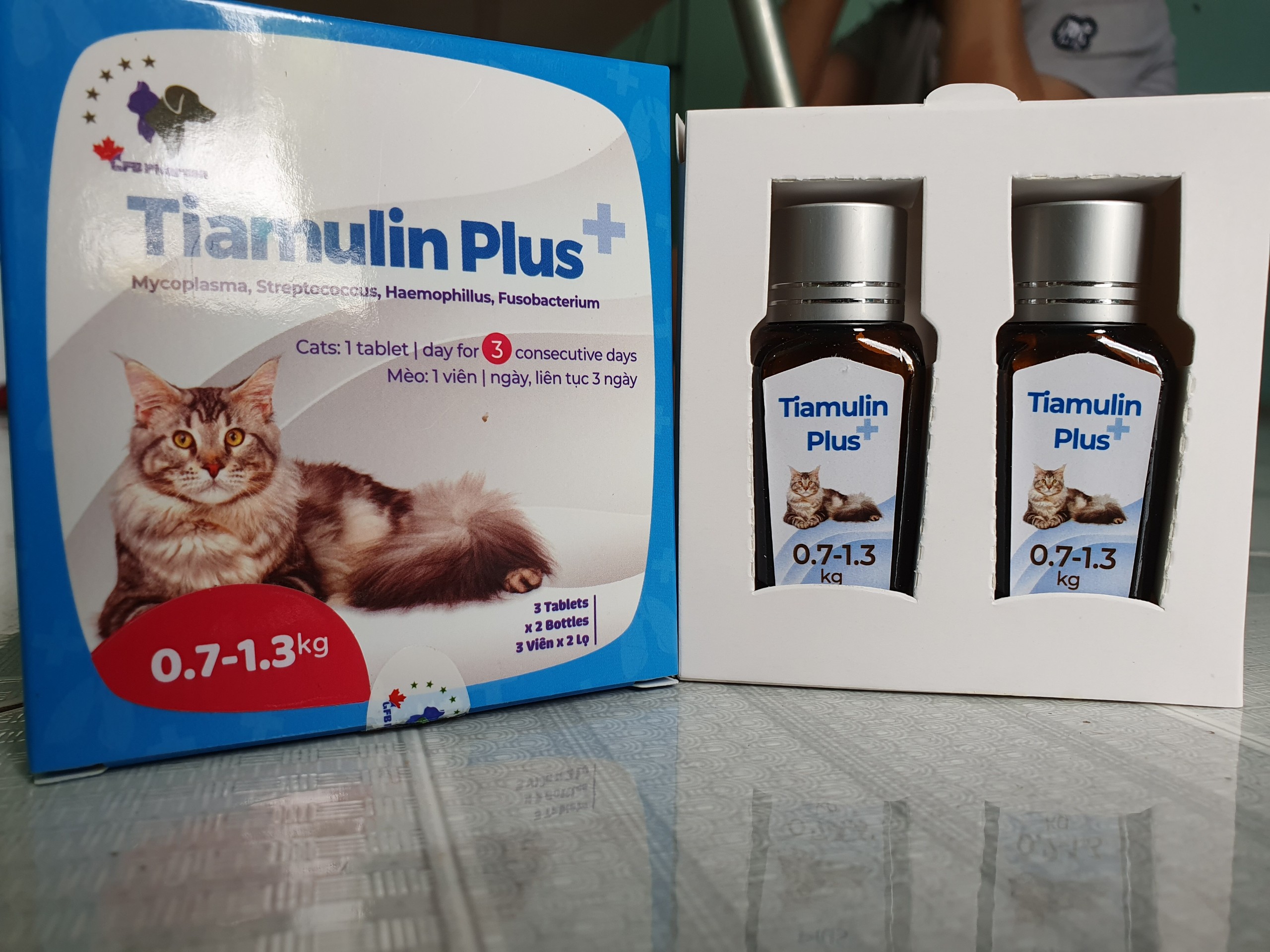 Sản phẩm hỗ trợ hô hấp cho mèo Tiamulin Plus