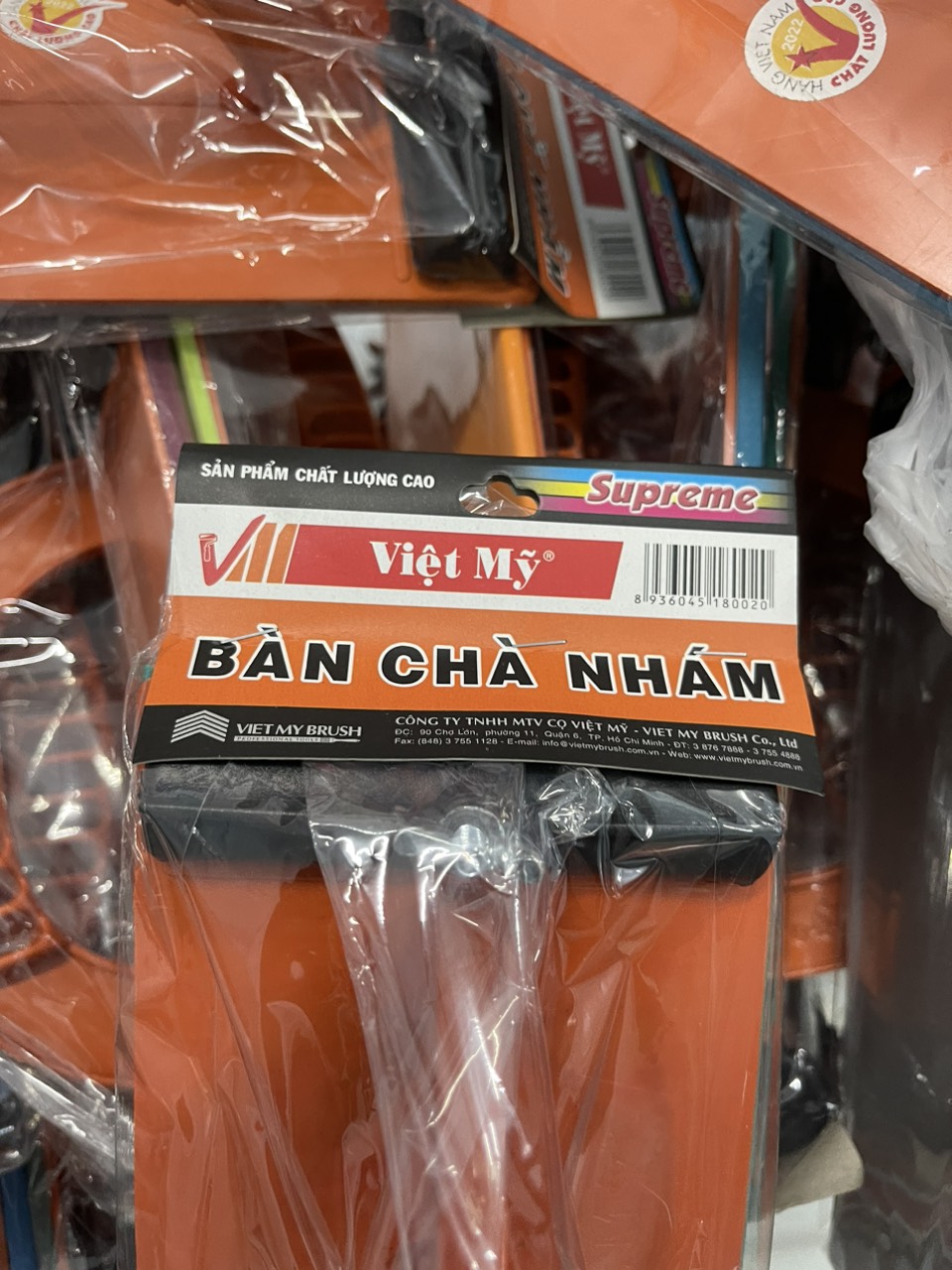 Bàn Chà Nhám, Dụng cụ kẹp nhám chà tường (bàn chà nhám xoa tường).