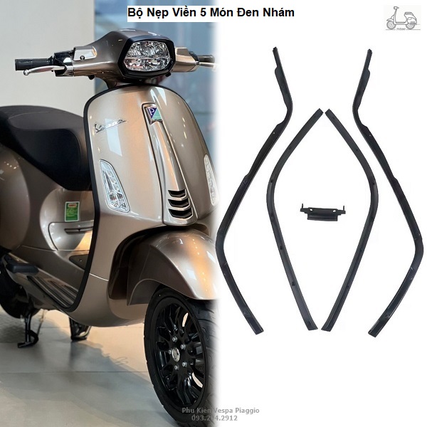 [Bộ 5 Món] Nẹp Yếm Vespa Sprint Primavera