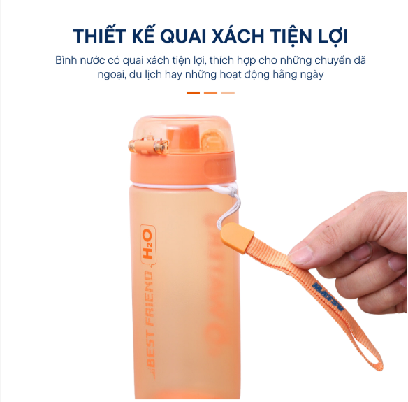 Bình nước thể thao Cao Cấp Spring 700ml ( Nhựa Duy Tân )