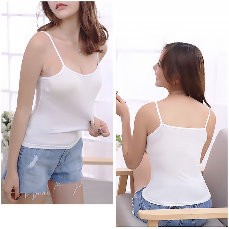 Áo Hai Dây Cotton Mặc Trong Áo Vest