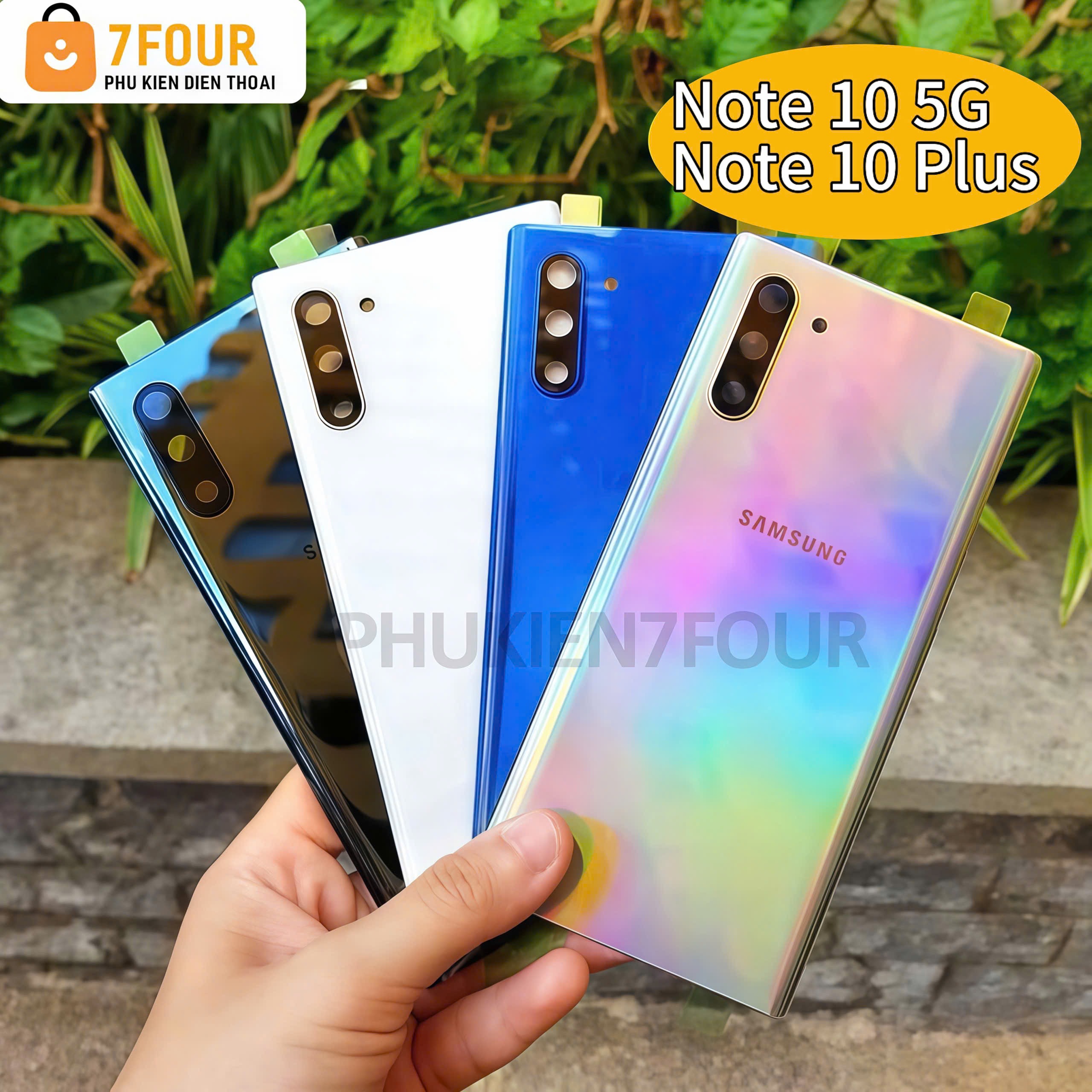 Nắp lưng kính Samsung Note 10+ / Note 10 5G kèm kính cam