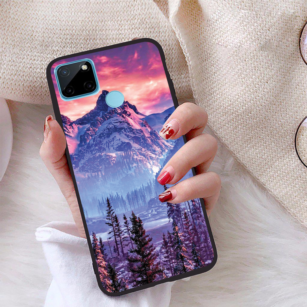 Ốp lưng iCase dành cho Realme C21Y viền dẻo TPU BST Thiên Nhiên Hùng Vĩ