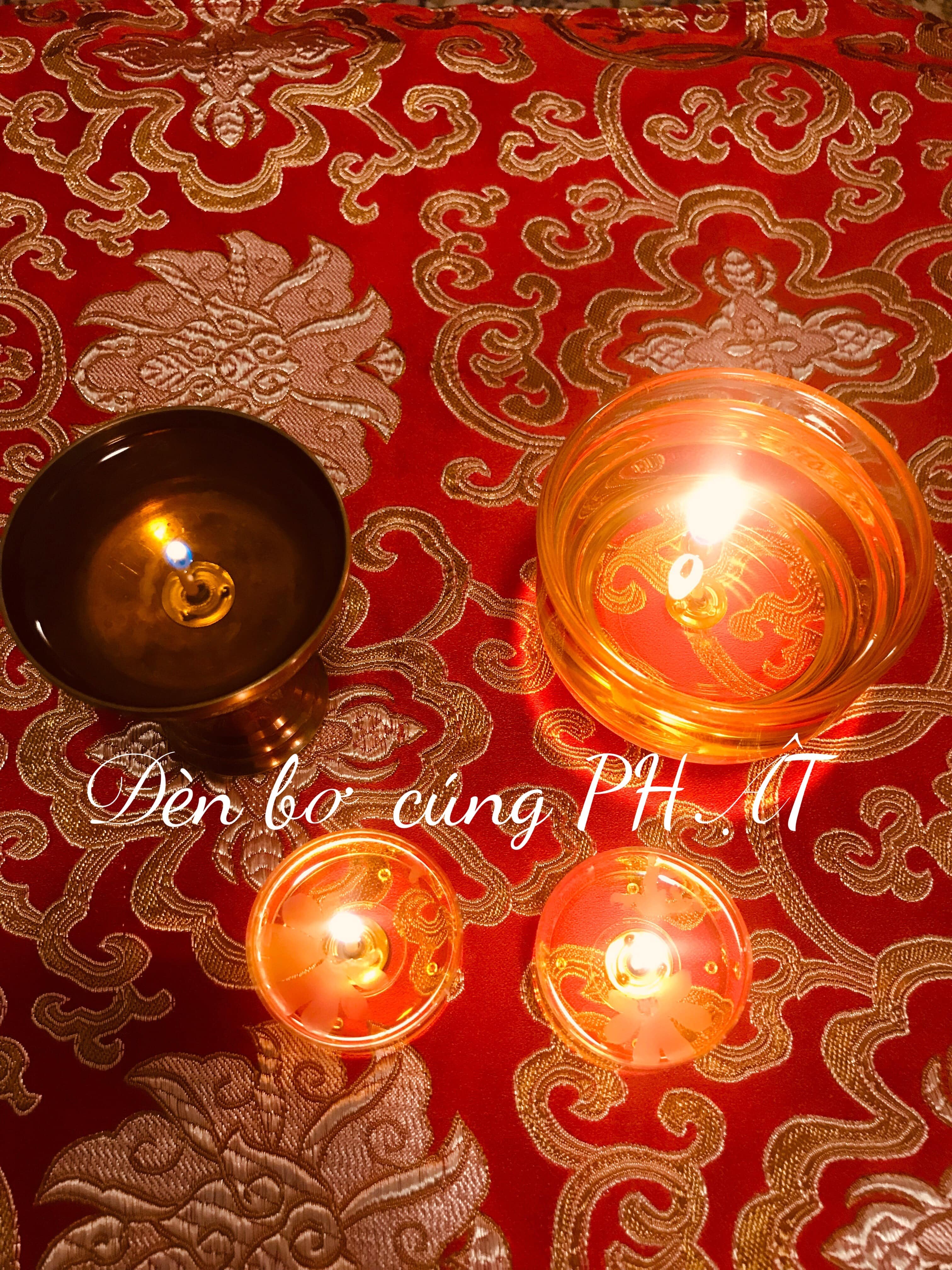 Đèn bơ cúng Phật JVALA - Dầu bơ Như Ý
