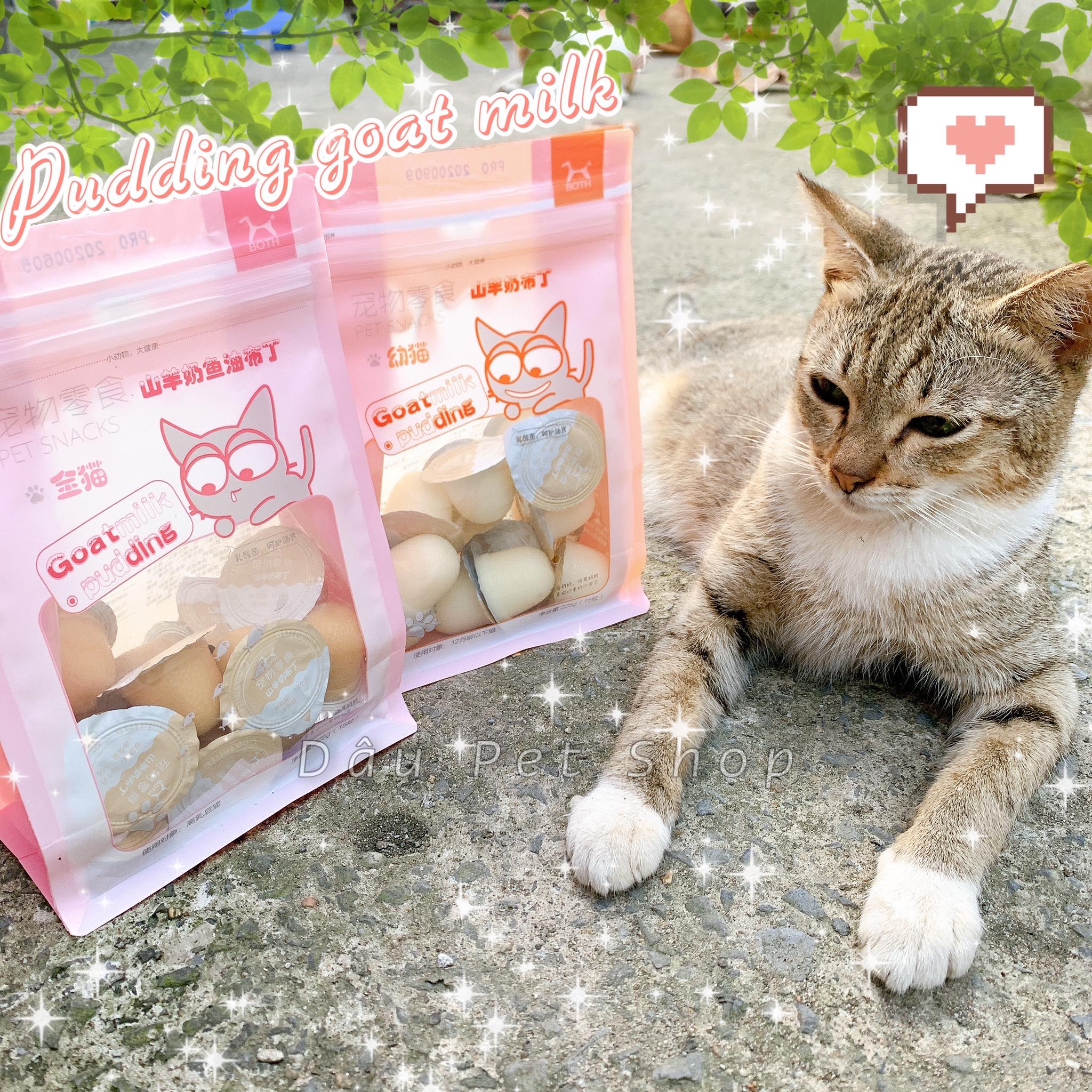 [Lẻ] Viên pudding sữa dê cho mèo