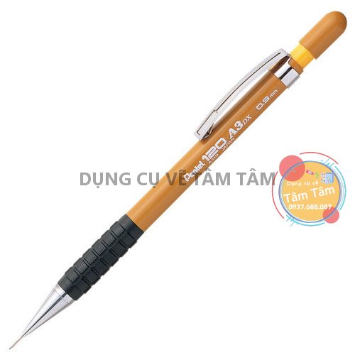 Chì bấm pentel 0.9mm a319, pentel 120 a3dx, sensi-grip® mechanical drafting pencil 0.9mm-dụng cụ vẽ tâm tâm