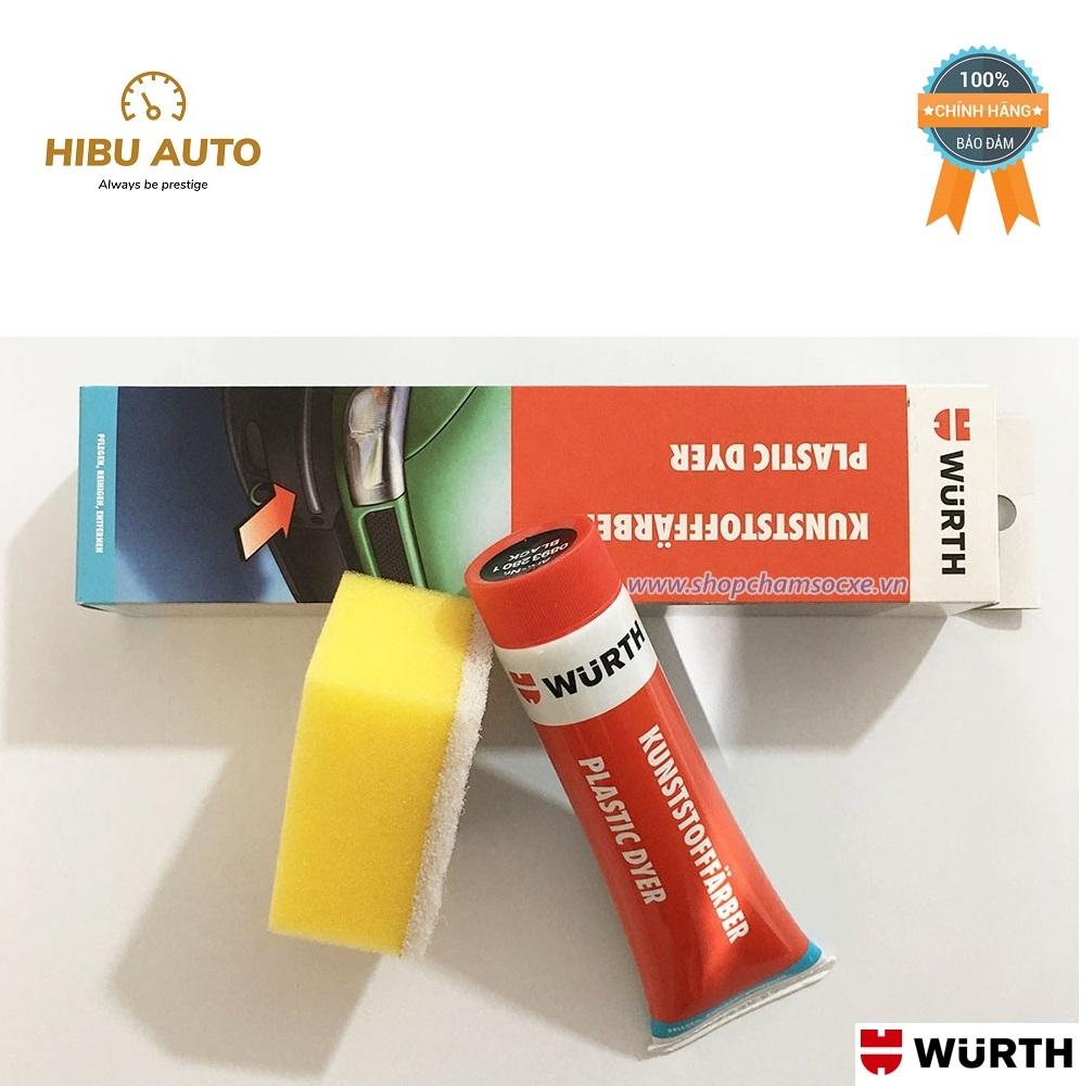 [HCM]Phục hồi nhựa đen Wurth Plastic Dye 75ml 08932801