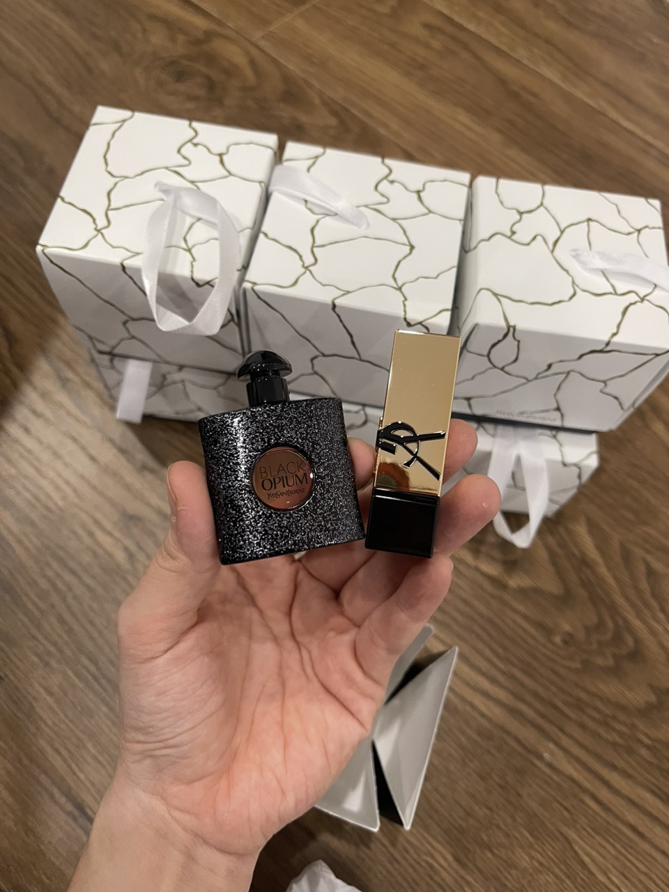Set YSL Libre 2 Món Mini Nước Hoa 7.5ml + Son Fullbox