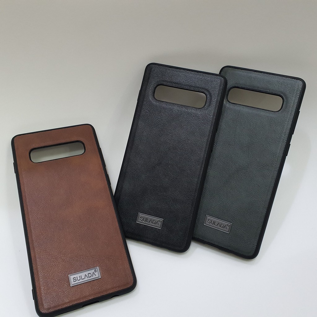 Ốp lưng Sulada da cho Samsung Note 8, da cao cấp, bảo vệ mặt lưng máy