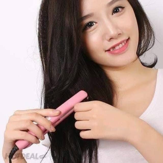 Máy ép duỗi tóc uốn tóc chuyên nghiệp phong cách Hàn Quốc