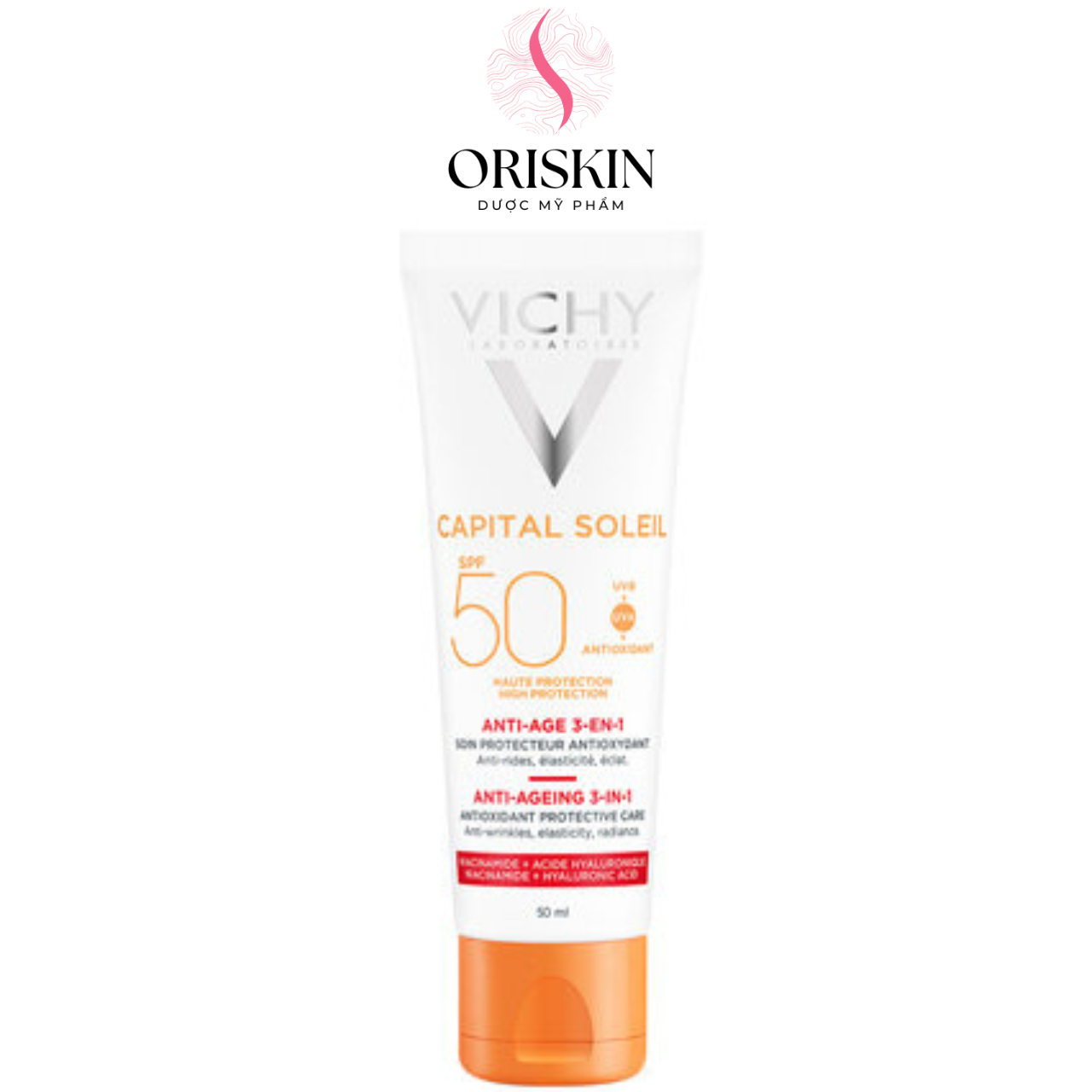 Vichy - Kem Chống Nắng Chống Lão Hoá Vichy Ideal Soleil Anti Age SPF50+ 50ml