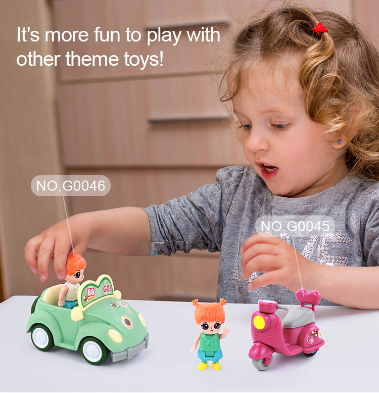 Xe Ô tô BHI Kids Chạy Đà Mui Trần Siêu Dễ Thương 6 Màu Pastel Nhựa ABS Tỉ lệ 1 : 64