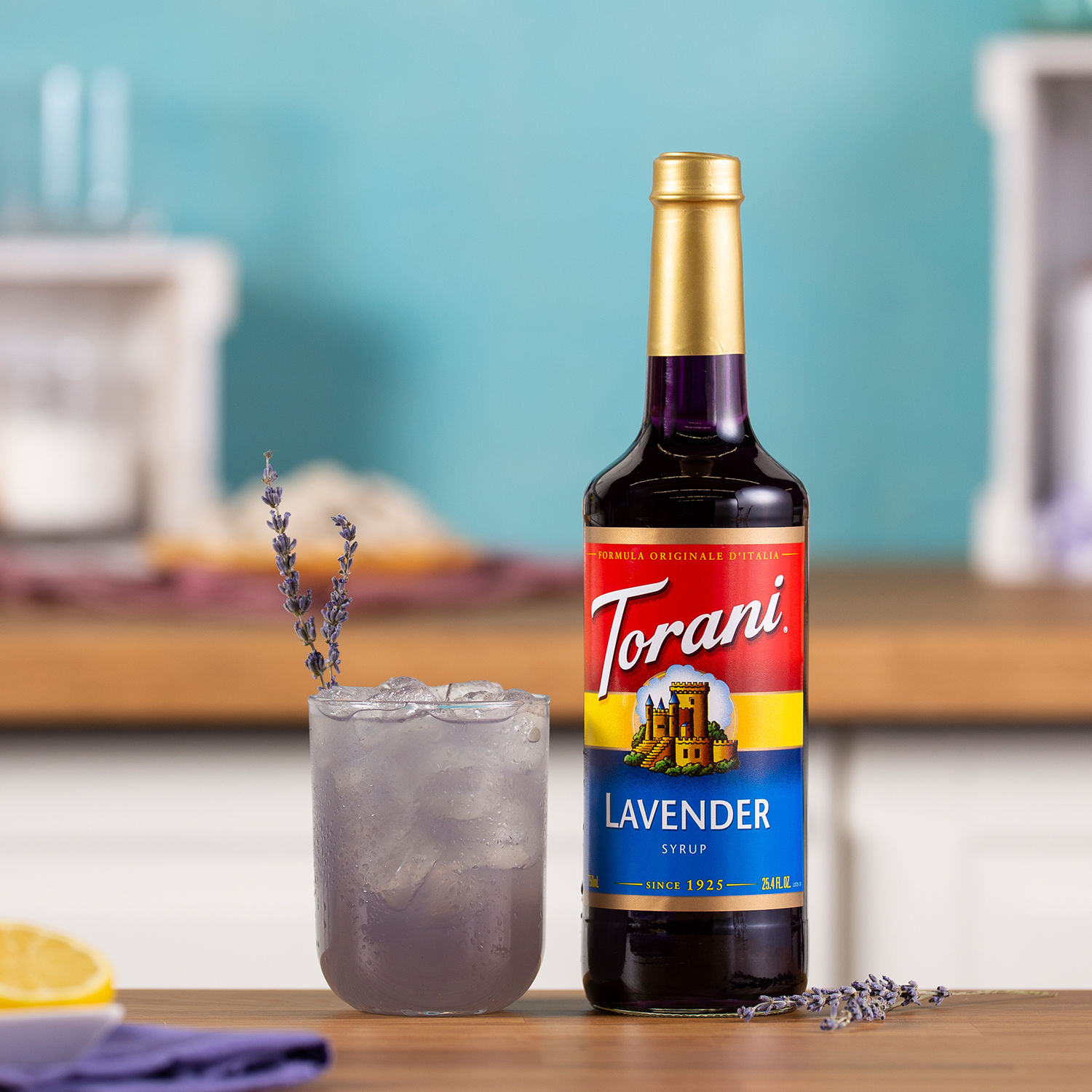 Syrup Torani Lavender (Hoa Oải Hương) 750ml