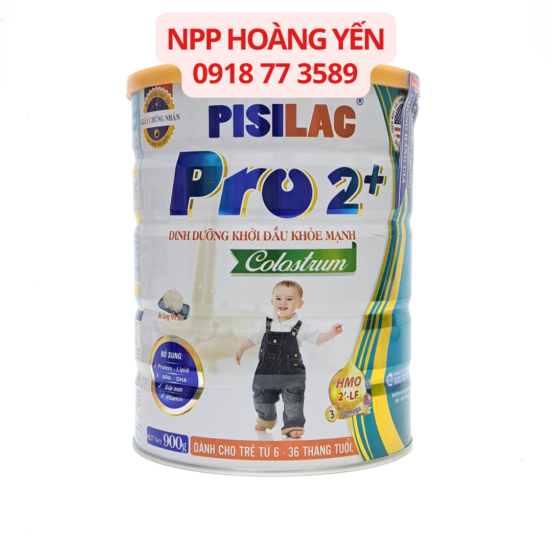 Sữa non Pisilac Pro 2 Colostrum 900g dành cho bé 6-36 tháng