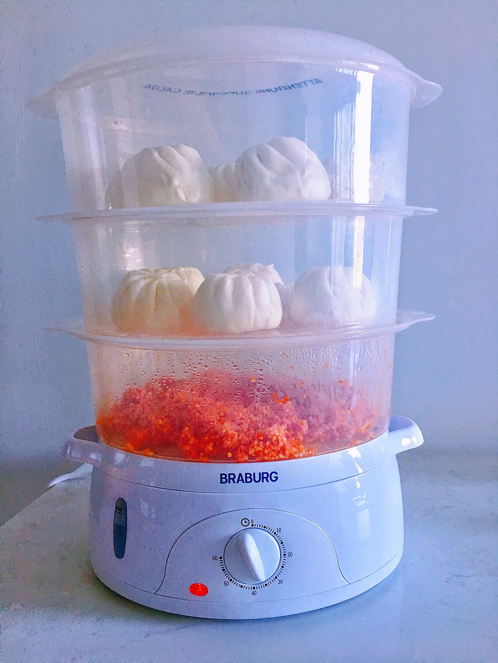 Nồi Hấp Điện 3 Tầng Braburg