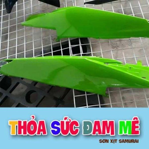 SƠN SAMURAI COMBO SƠN MÀU XANH LÁ KAWASAKI GỒM 4 CHAI