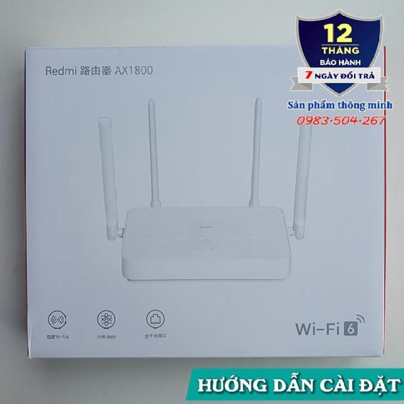 Bộ phát Wifi Router Xiaomi Redmi AX1800 - AX3000 hỗ trợ - Wifi 6 - Mesh - 128 thiết bị
