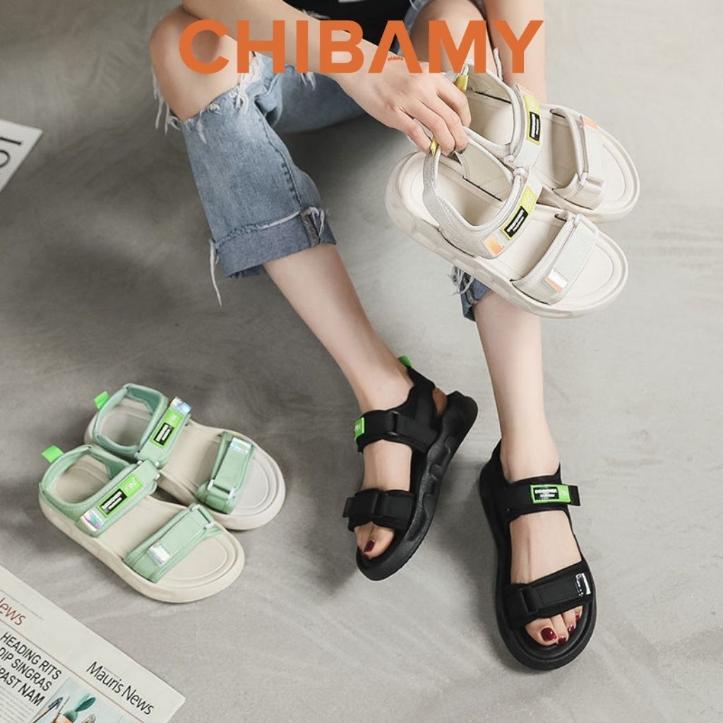 Giày sandal đế cao su non êm chân Channel