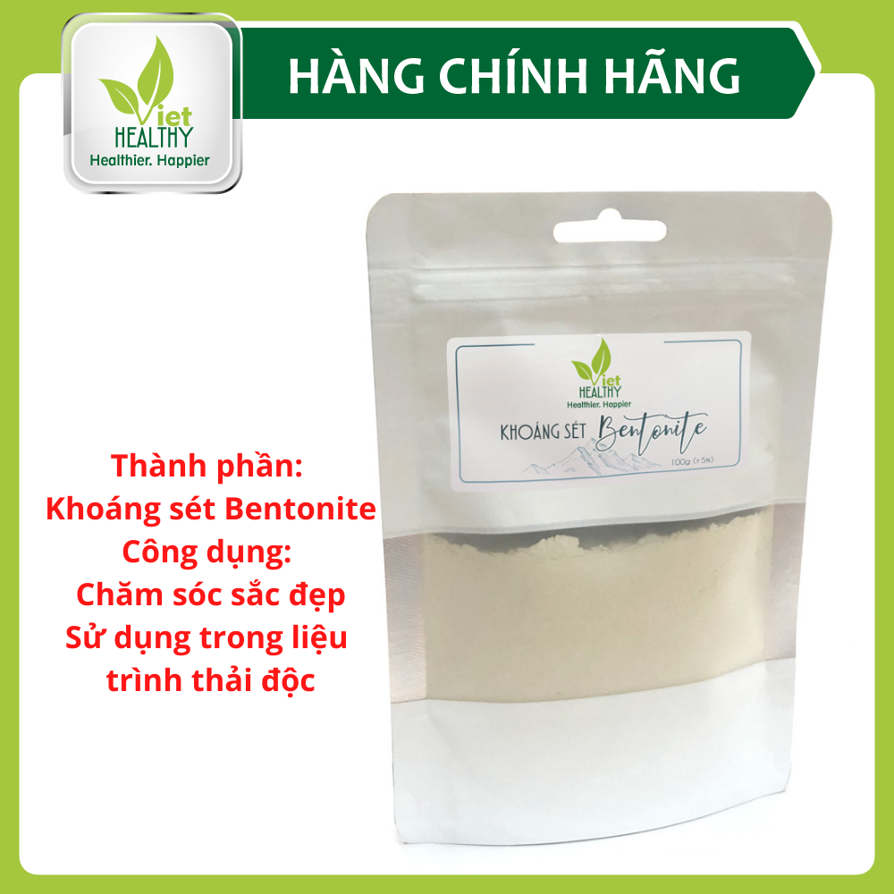 Khoáng sét Bentonite Clay 100g