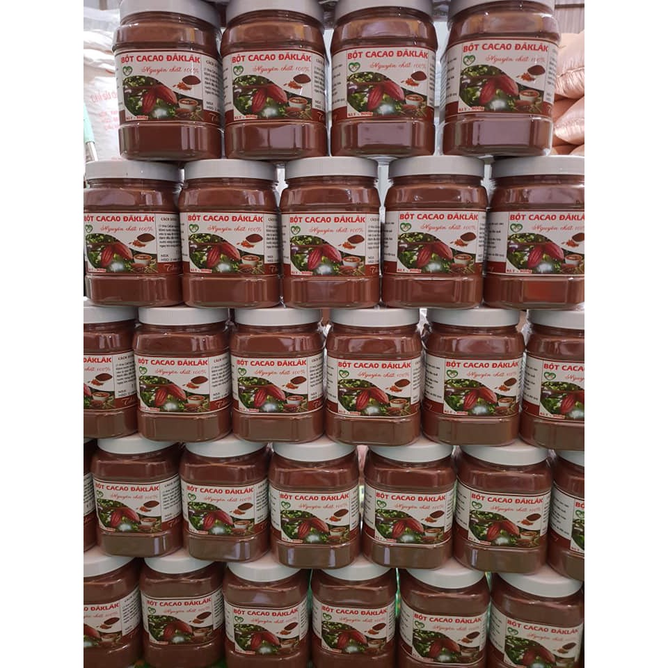 Bột Ca Cao Nguyên Chất - Hộp 0,5kg