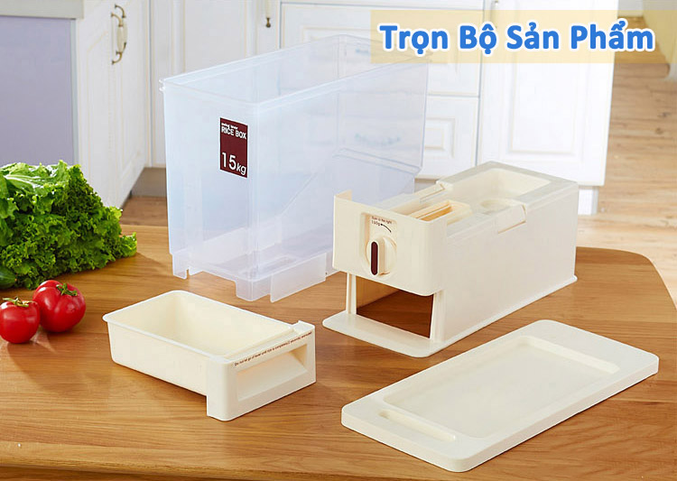 Thùng đựng gạo thông minh 15kg