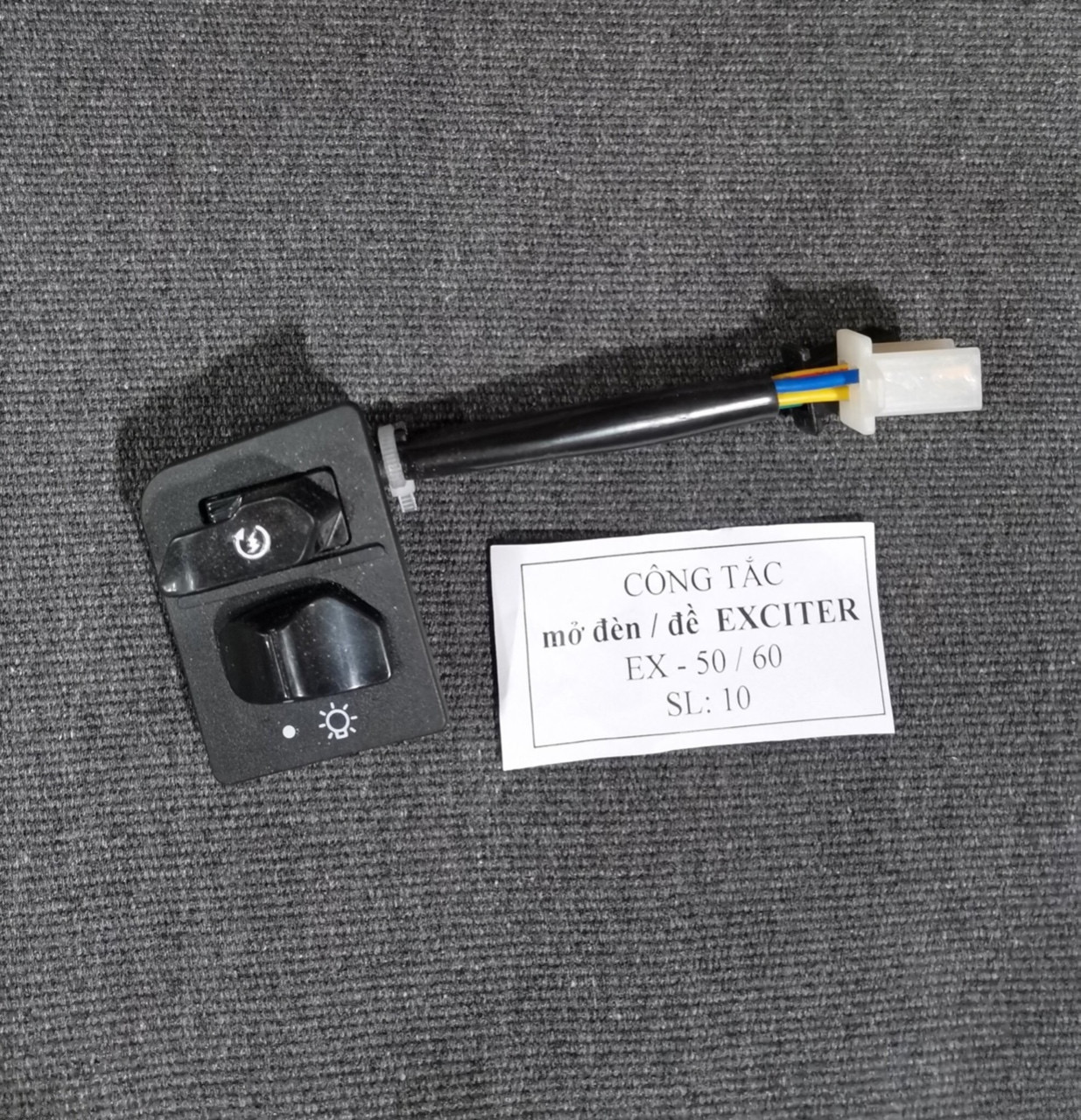 Cùm công tác, cùm nút đề và nút bật đèn xe gắn xe EXCITER 150 đời 2015 đến nay